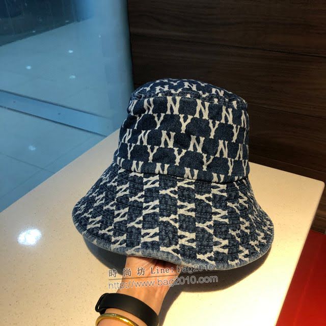 NY男女同款帽子 MLB經典刺繡漁夫帽遮陽帽  mm1185